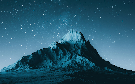 Lunar Mountain Under a Starlit Sky  from Chrome web store to be run with OffiDocs Chromium online