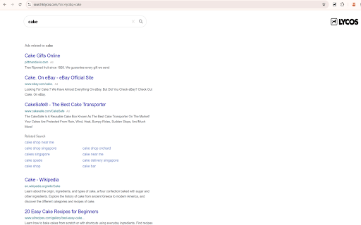 Lycos Extension  from Chrome web store to be run with OffiDocs Chromium online