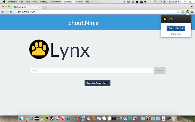 Lynx  from Chrome web store to be run with OffiDocs Chromium online