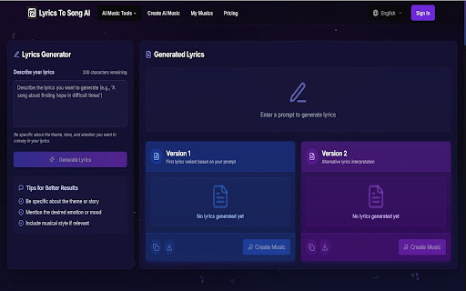 Lyric to Song Redirector  from Chrome web store to be run with OffiDocs Chromium online