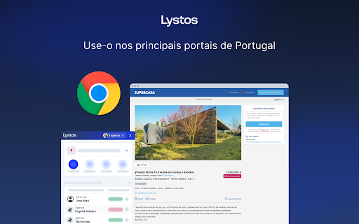 Lystos no seu portal PT  from Chrome web store to be run with OffiDocs Chromium online