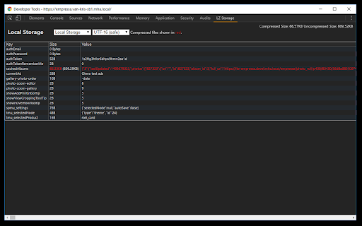 LZipped Local Storage  from Chrome web store to be run with OffiDocs Chromium online