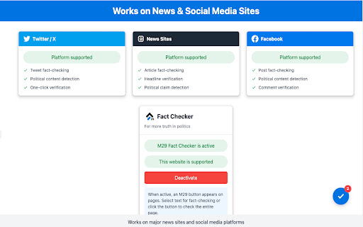 M29 Fact Checker from Chrome web store to be run with OffiDocs Chromium online M29 Fact Checker from Chrome web store to be run with OffiDocs Chromium online
