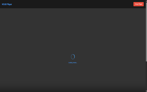 M3U8 Auto Player  from Chrome web store to be run with OffiDocs Chromium online