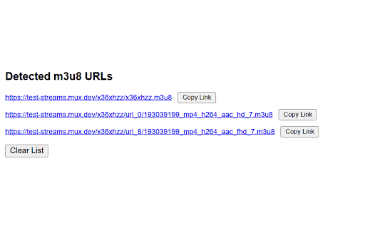 m3u8 Grabber  from Chrome web store to be run with OffiDocs Chromium online
