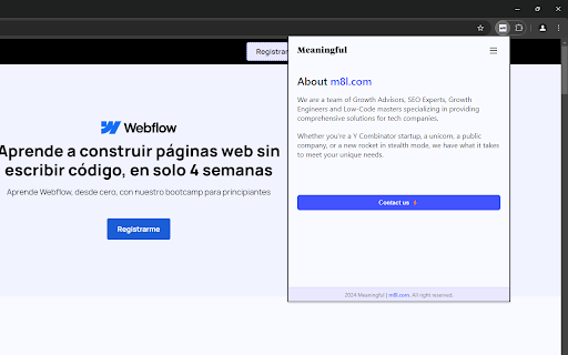 m8l tools  from Chrome web store to be run with OffiDocs Chromium online