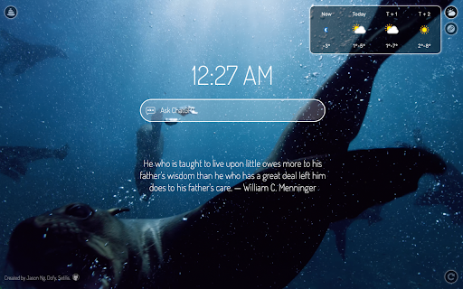 Macify macOS screensaver videos new tab  from Chrome web store to be run with OffiDocs Chromium online