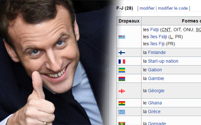 Macron Start up nation  from Chrome web store to be run with OffiDocs Chromium online