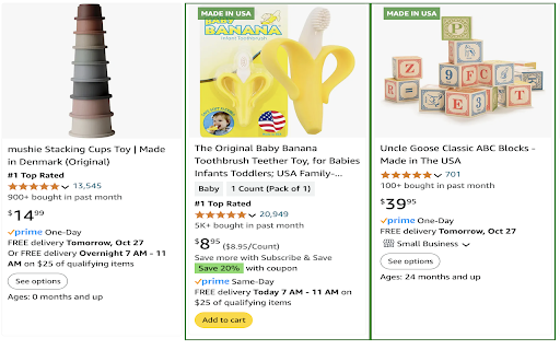 Made in USA Amazon Highlighter  from Chrome web store to be run with OffiDocs Chromium online