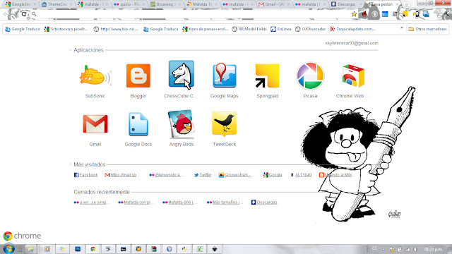 Mafalda Theme  from Chrome web store to be run with OffiDocs Chromium online