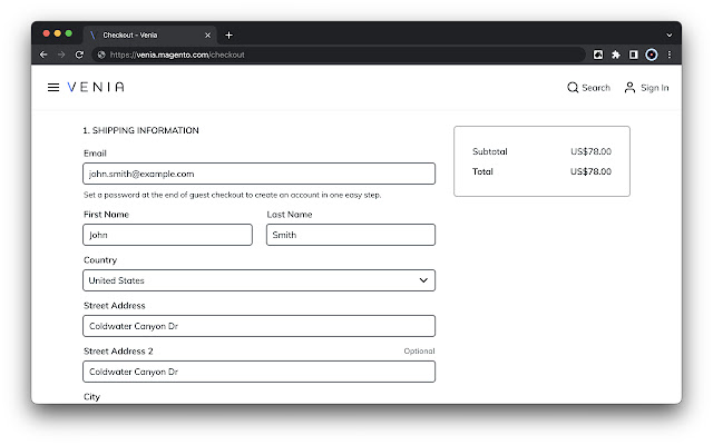 Magento Form Filler  from Chrome web store to be run with OffiDocs Chromium online