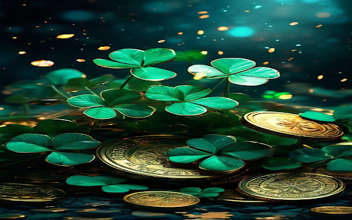 Magical clover wallpaper  from Chrome web store to be run with OffiDocs Chromium online