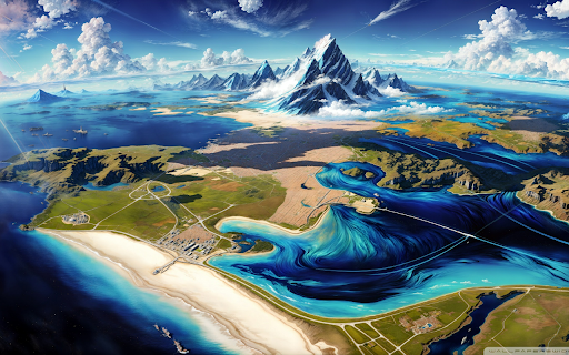 Magical Land from an Aerial View  from Chrome web store to be run with OffiDocs Chromium online
