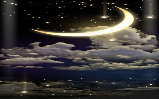 Magical night scene wallpaper  from Chrome web store to be run with OffiDocs Chromium online