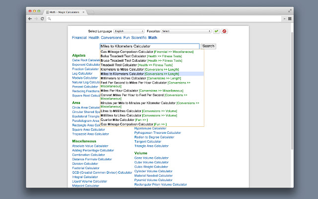 Magic Calculators  from Chrome web store to be run with OffiDocs Chromium online