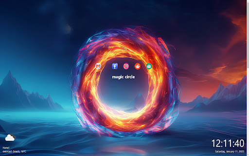 magic circle  from Chrome web store to be run with OffiDocs Chromium online