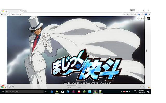 Magic Kaito Theme  from Chrome web store to be run with OffiDocs Chromium online