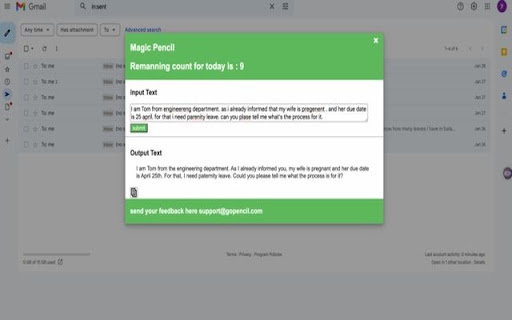 Magic pencil  from Chrome web store to be run with OffiDocs Chromium online