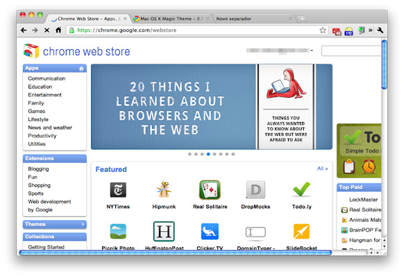 Magic Theme 2  from Chrome web store to be run with OffiDocs Chromium online