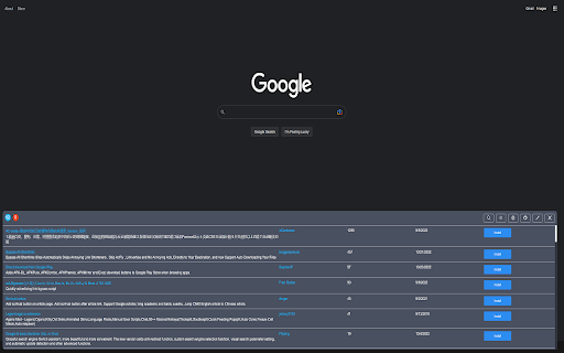 Magic Userscript+  from Chrome web store to be run with OffiDocs Chromium online