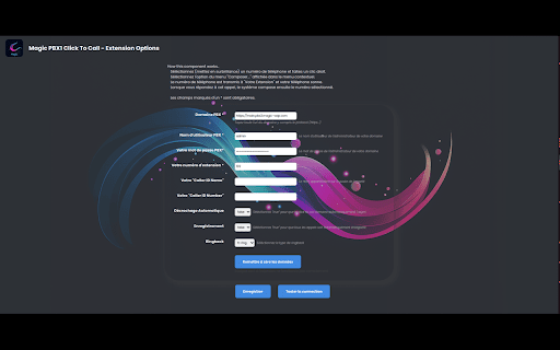 Magic Voip Click to call  from Chrome web store to be run with OffiDocs Chromium online