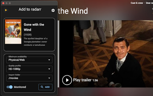 Magnetarr  from Chrome web store to be run with OffiDocs Chromium online