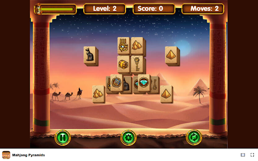Mahjong Pyramids Match tiles and conquer ancient puzzles!  from Chrome web store to be run with OffiDocs Chromium online