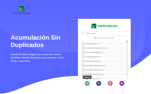 MailCollector  from Chrome web store to be run with OffiDocs Chromium online
