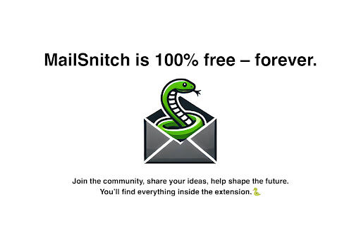 MailSnitch  from Chrome web store to be run with OffiDocs Chromium online