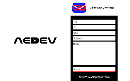 Mailto Link Generator  from Chrome web store to be run with OffiDocs Chromium online