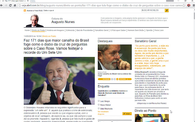 Maior Canalha do Brasil  from Chrome web store to be run with OffiDocs Chromium online