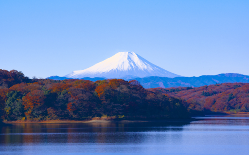 Majestic Fuji Over Serene Waters  from Chrome web store to be run with OffiDocs Chromium online