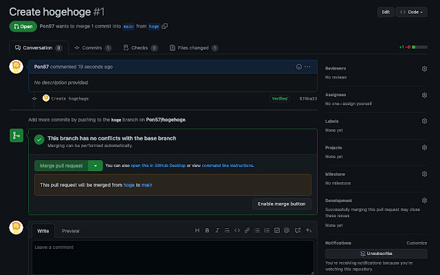 Maji Merge for GitHub  from Chrome web store to be run with OffiDocs Chromium online