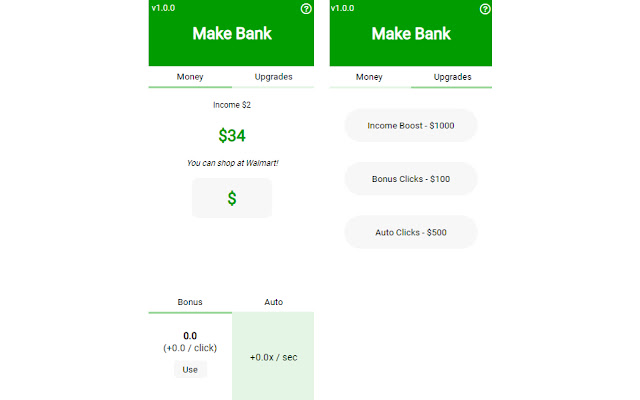 Make Bank  from Chrome web store to be run with OffiDocs Chromium online
