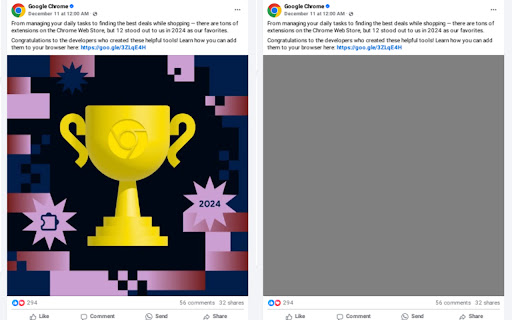 Make Facebook Boring  from Chrome web store to be run with OffiDocs Chromium online