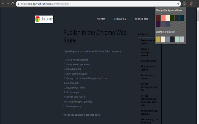 Make It Dark  from Chrome web store to be run with OffiDocs Chromium online