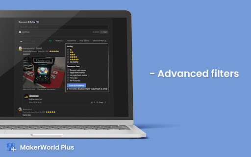 MakerWorld Plus  from Chrome web store to be run with OffiDocs Chromium online