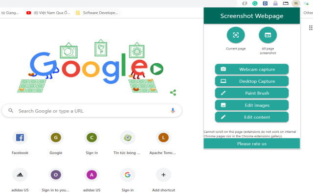 Make Screenshot for Chrome™  from Chrome web store to be run with OffiDocs Chromium online