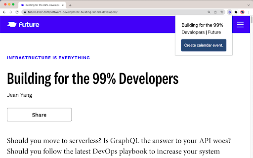 MakeTime  from Chrome web store to be run with OffiDocs Chromium online