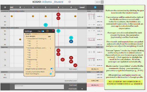 MaMa Marks  from Chrome web store to be run with OffiDocs Chromium online