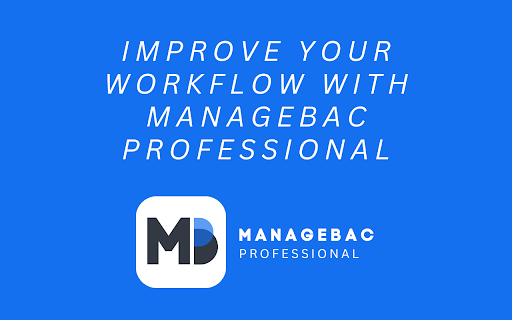 ManageBac Pro  from Chrome web store to be run with OffiDocs Chromium online