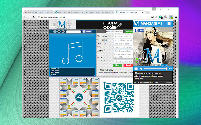 MANGANIME Radio  from Chrome web store to be run with OffiDocs Chromium online