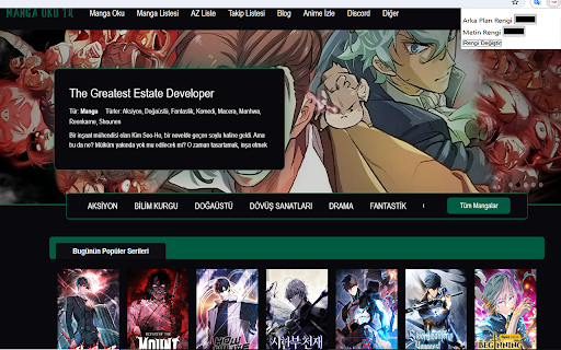 Manga Oku App  from Chrome web store to be run with OffiDocs Chromium online