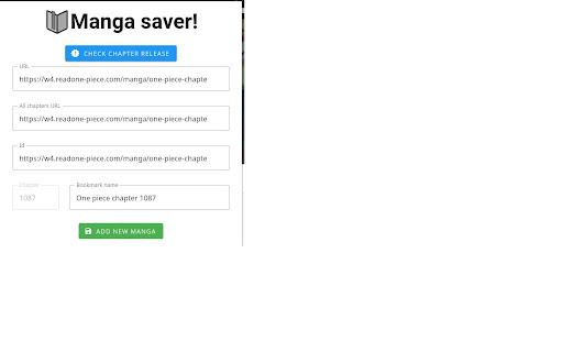 Manga saver  from Chrome web store to be run with OffiDocs Chromium online