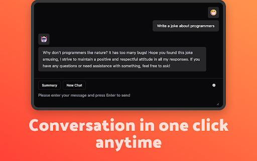 MangoFlow: AI Chat Sidebar  from Chrome web store to be run with OffiDocs Chromium online