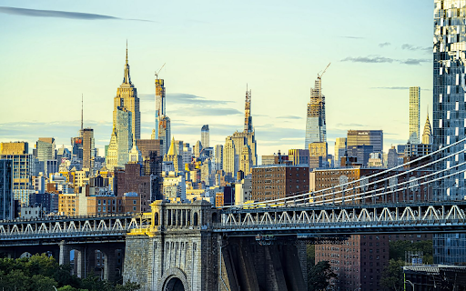 Manhattan from Brooklyn Bridge  from Chrome web store to be run with OffiDocs Chromium online