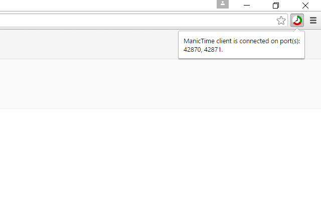 ManicTime Url Tracker  from Chrome web store to be run with OffiDocs Chromium online