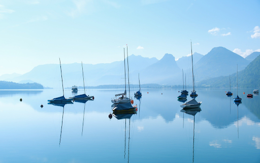 Many boats on the lake  from Chrome web store to be run with OffiDocs Chromium online