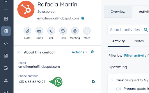 ManyContacts Chrome Extension  from Chrome web store to be run with OffiDocs Chromium online