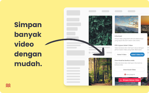 Manypage Scraper Download Video  from Chrome web store to be run with OffiDocs Chromium online